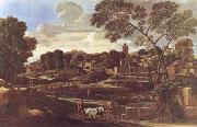 Nicolas Poussin Landscape with the Funeral of Phocion oil painting picture wholesale